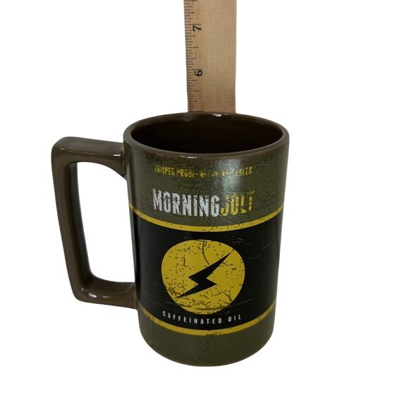 Mannys Garage Morning Jolt Caffeinated Oil Large 16 ou Coffee Mug Ceramic - Picture 8 of 8